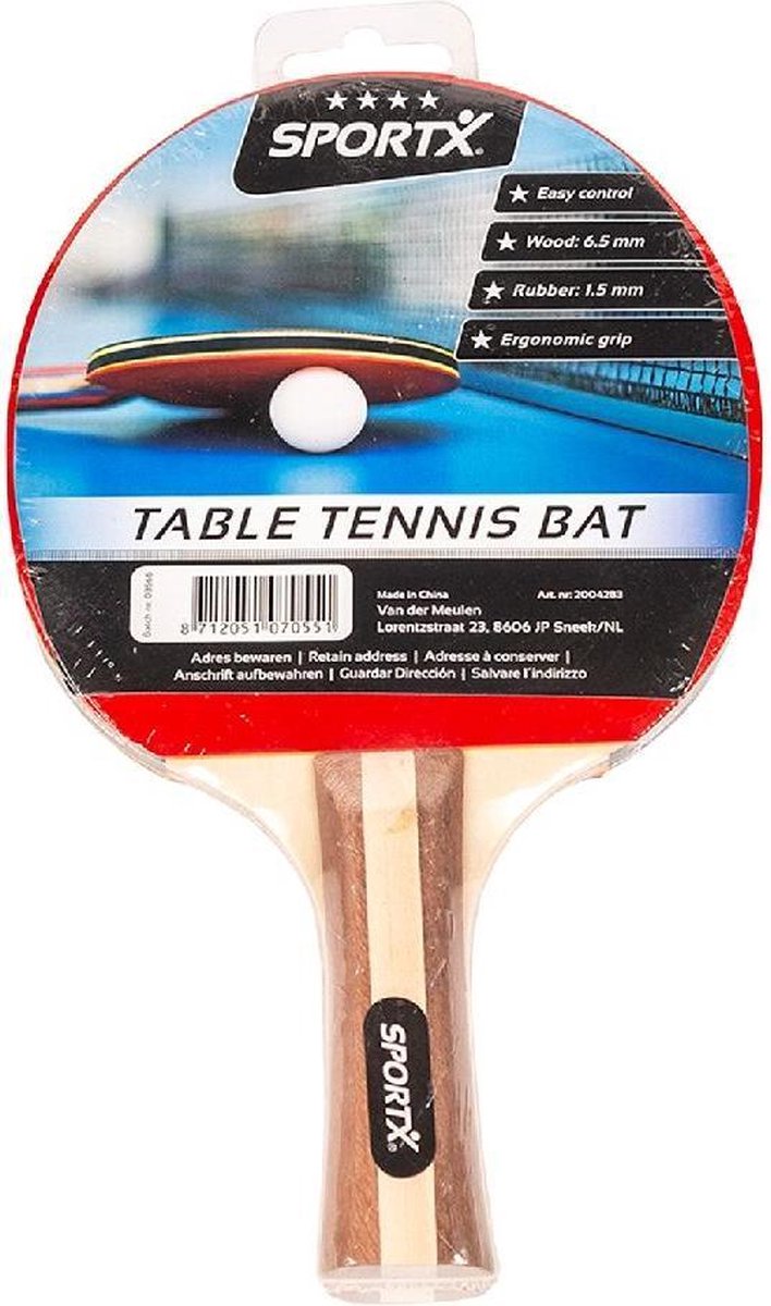 SportX Tafeltennis bat ****