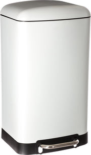 4goodz pedaalemmer 30 liter met uitneembare emmer 34x32x61cm - Wit