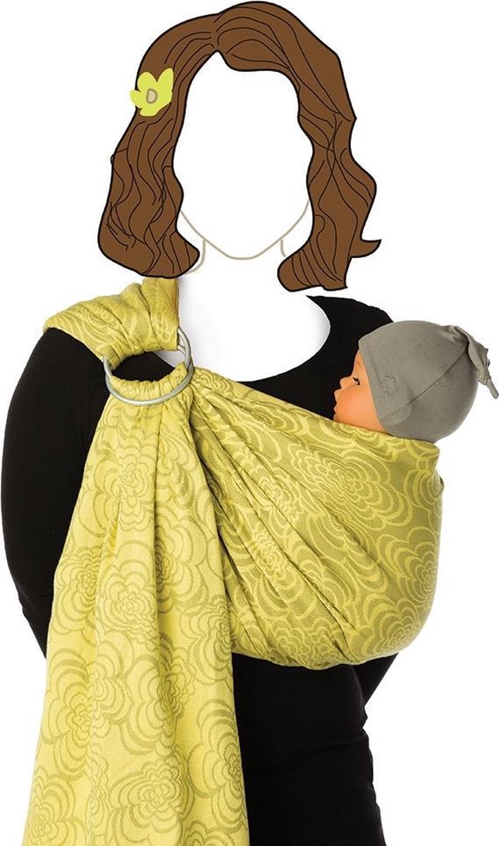 Babylonia BB SLING Draagdoek Baby - One Size - Marigold