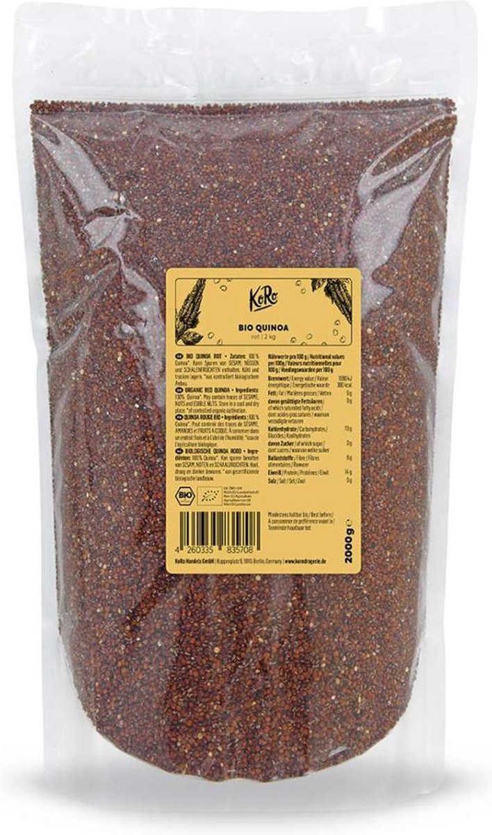 KoRo | Biologische quinoa rood | 2 kg