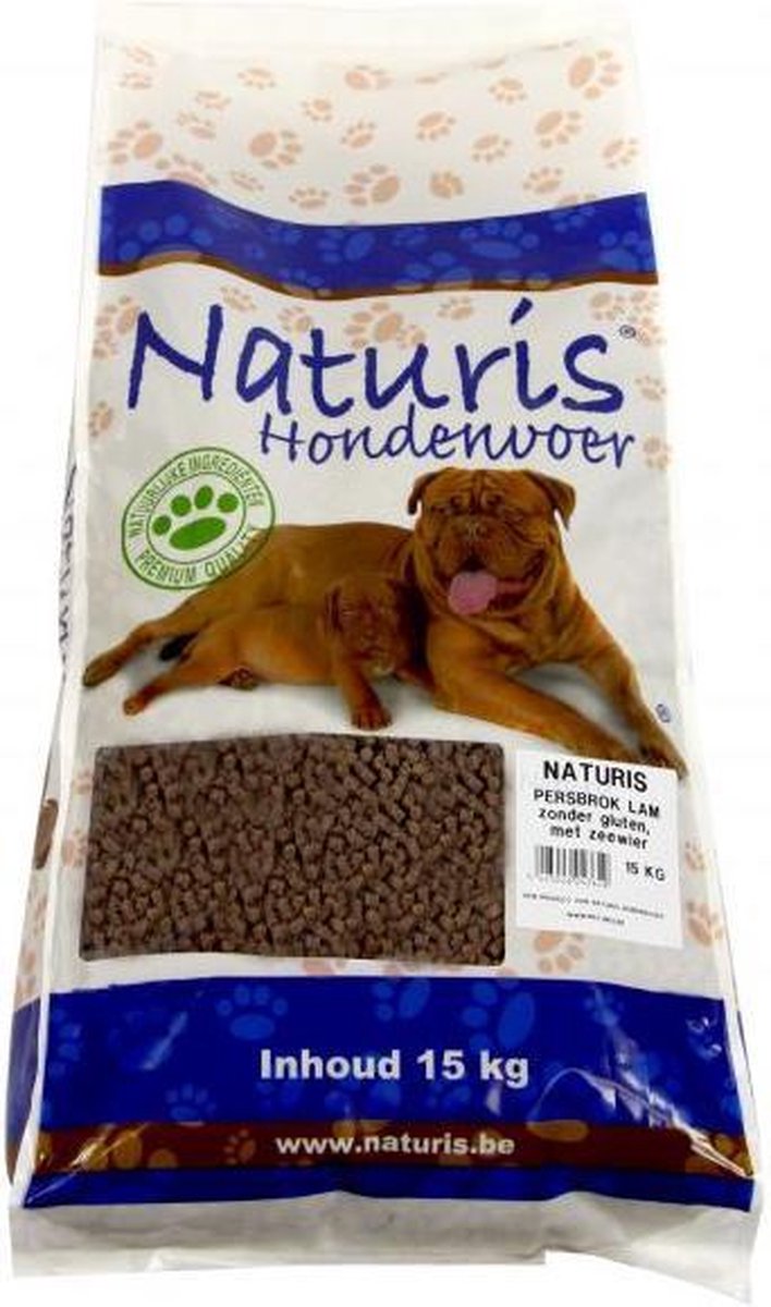 Naturis Brok Geperst - Lam - Hondenvoer - 15 kg