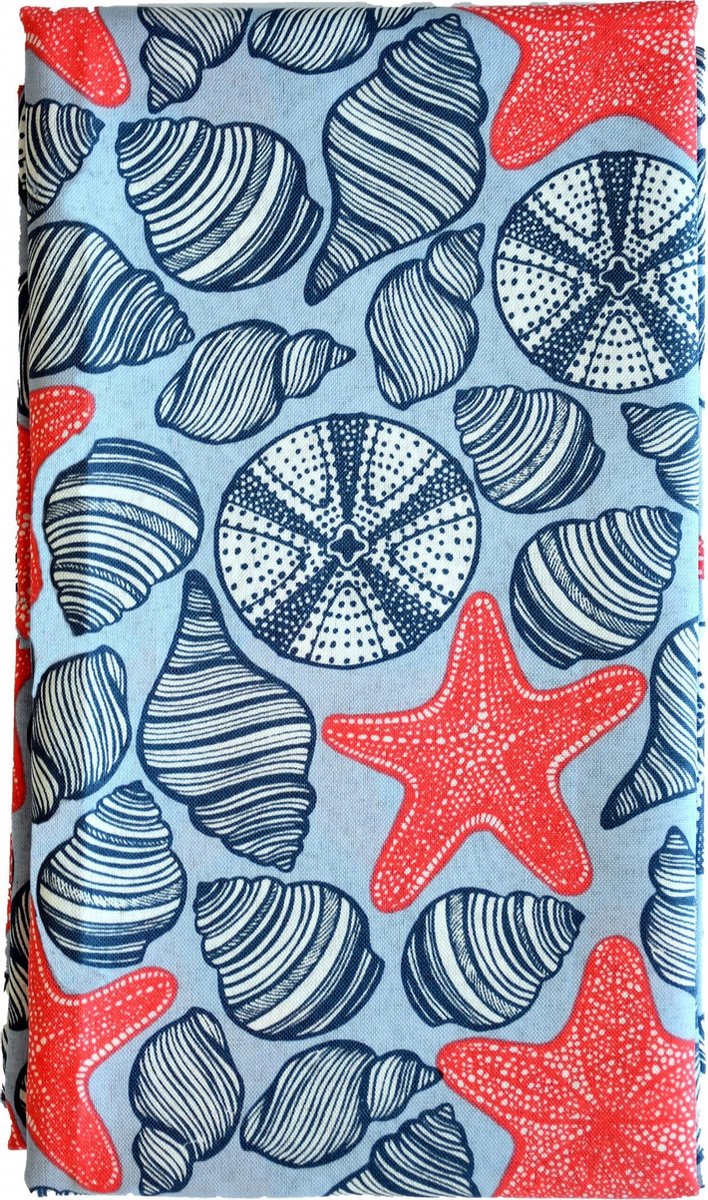 Siretessile Tafelkleed Sirtaki 140 X 180 Cm Katoen Blauw/rood