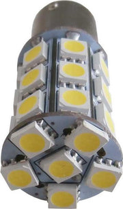 27 SMD 24v LED verlichting BA15s wit