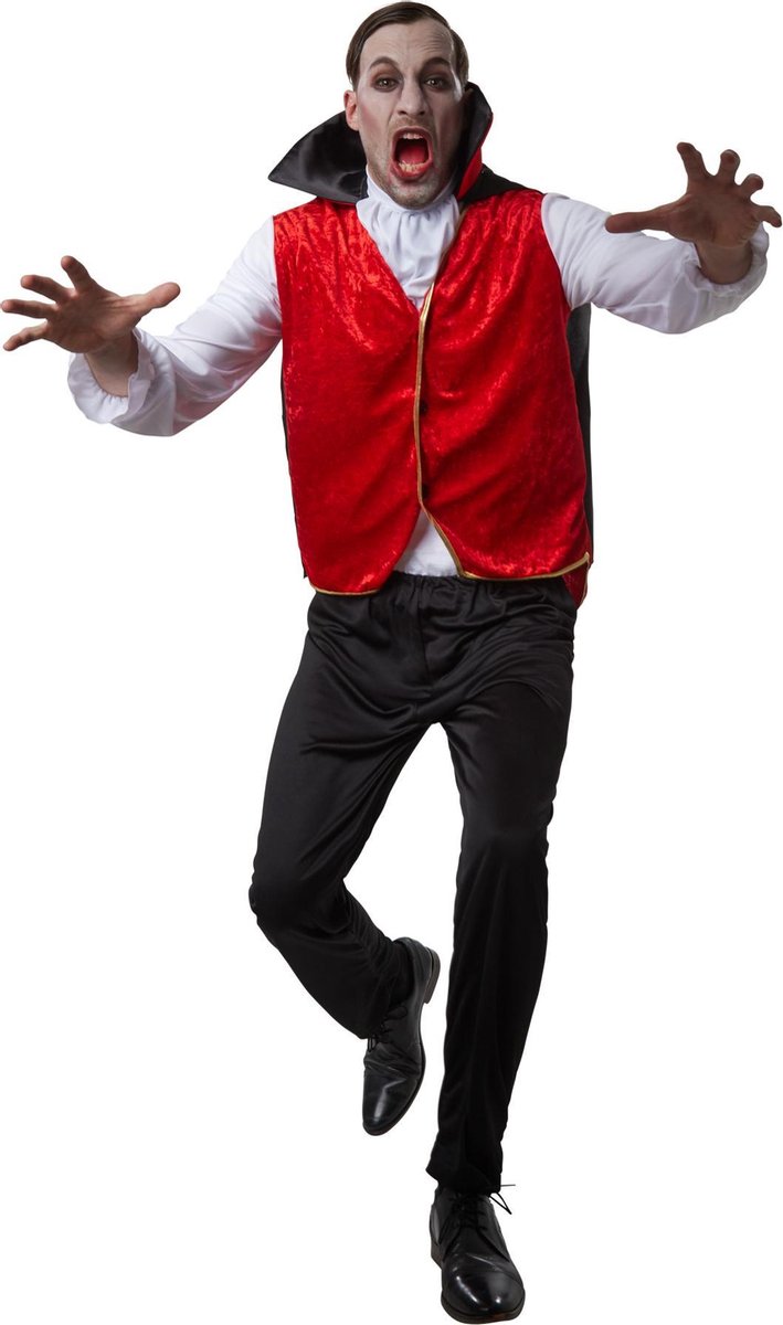 dressforfun - Gedistingeerde vampier S  - verkleedkleding kostuum halloween verkleden feestkleding carnavalskleding carnaval feestkledij partykleding - 302427