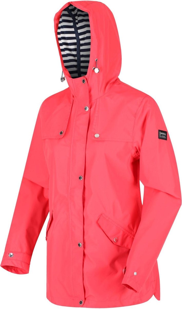 Regatta Jas Bertille Dames Waterdicht Polyester Zalmroze Maat 38