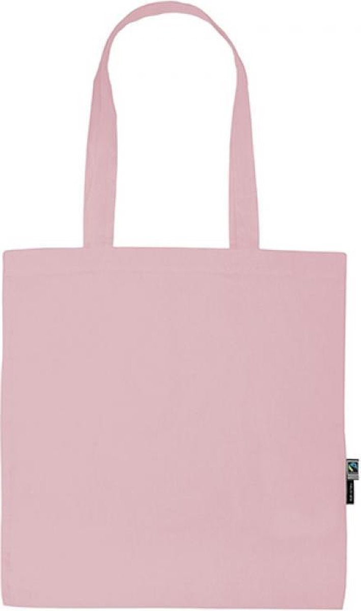 Shopping Bag with Long Handles (Licht Roze)