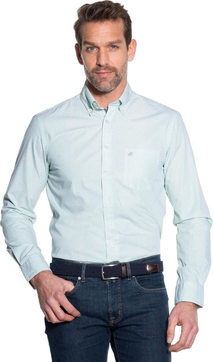Campbell Classic Casual Overhemd Heren lange mouw