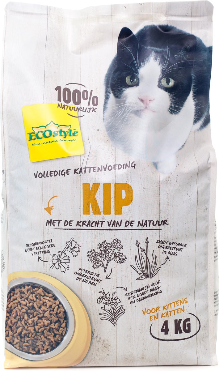 Ecostyle vitaalcompleet kip - 2 ST à 4 KG