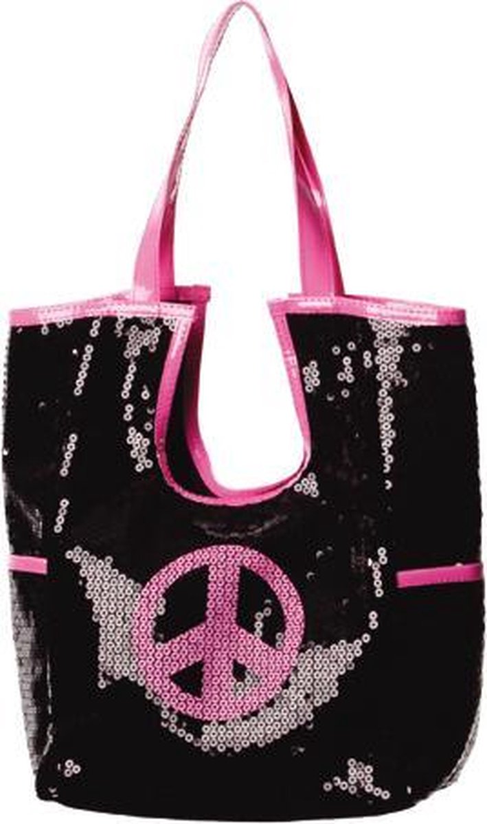 Tas pailletten peace