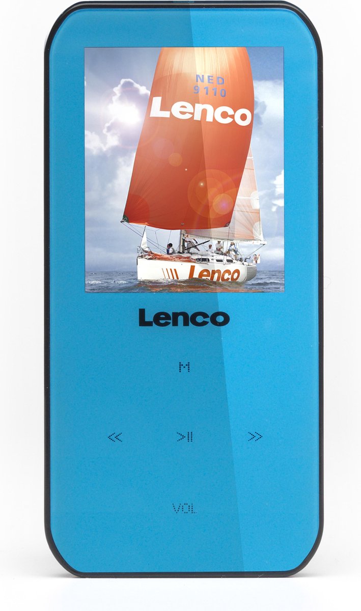 Lenco Xemio-655 Blue - MP3 speler met SD en USB ingang - 4 GB - Blauw