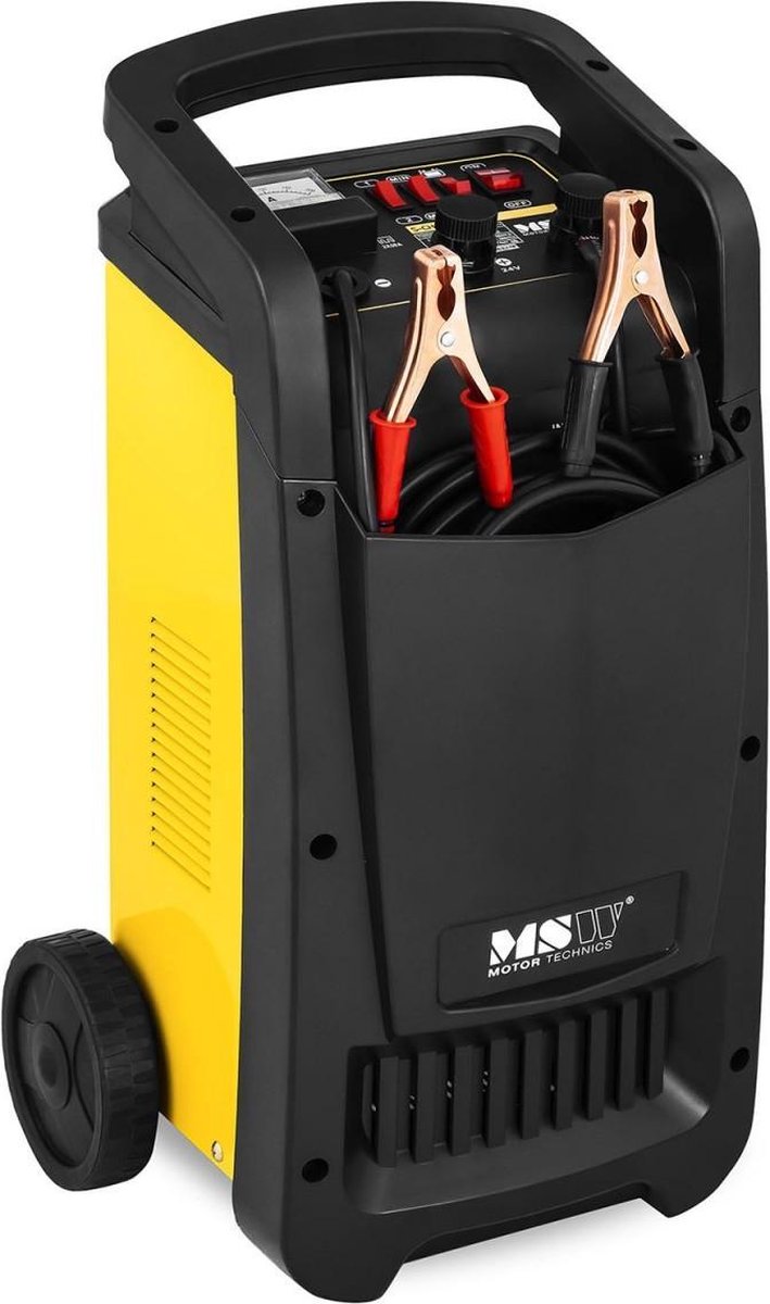 MSW Autobatterij-lader - Starthulp - 12/24 V - 70 A - compact