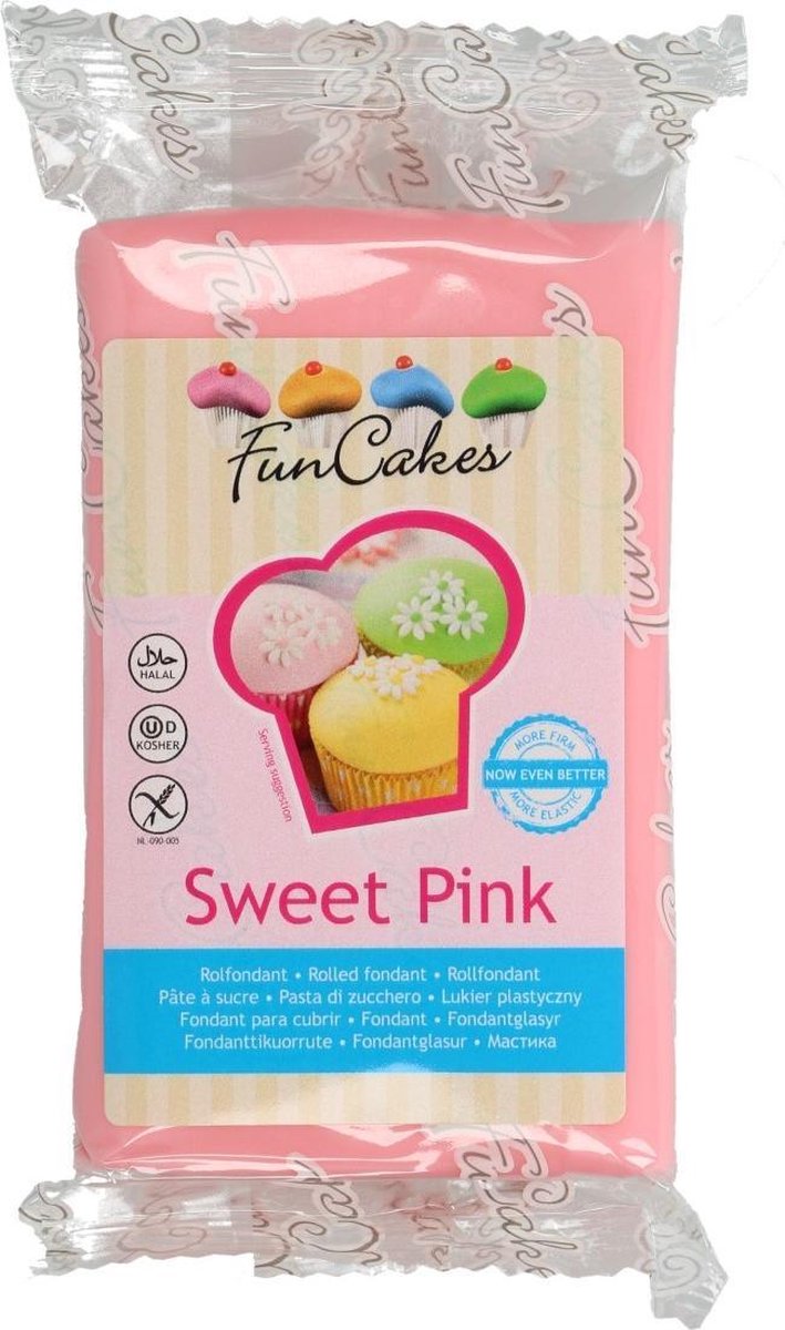 FunCakes Rolfondant Lichtroze 250g