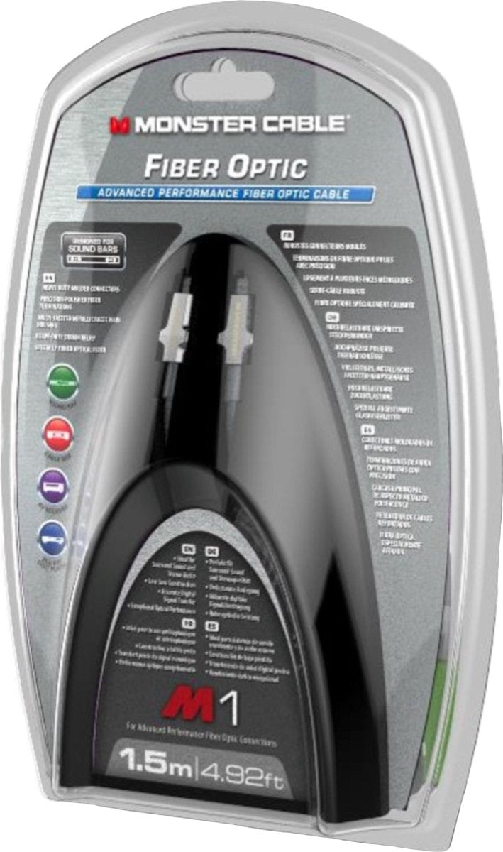 Monster Series DGTL Glasvezel Optische Audio CBL Kabel - 1
