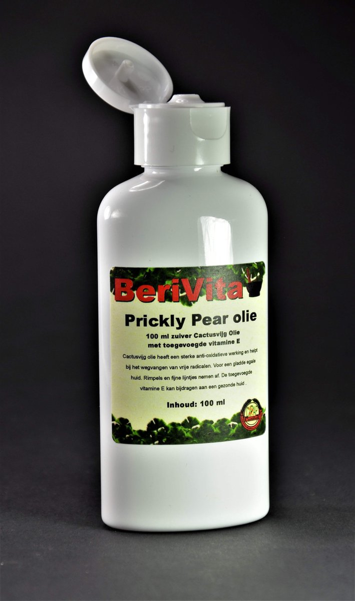 Cactusvijgolie Puur 100ml - Koudgeperste en Onbewerkte Prickly Pear Oil