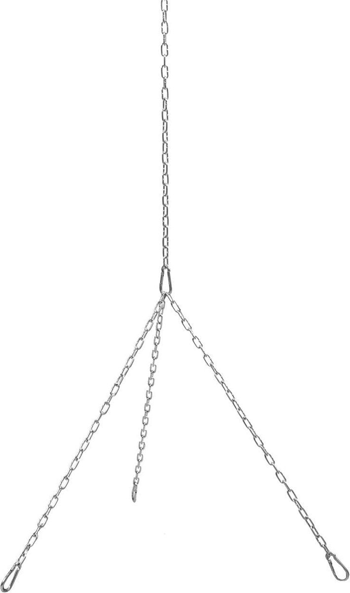 Ketting met karabijn haken voor set met grillrooster