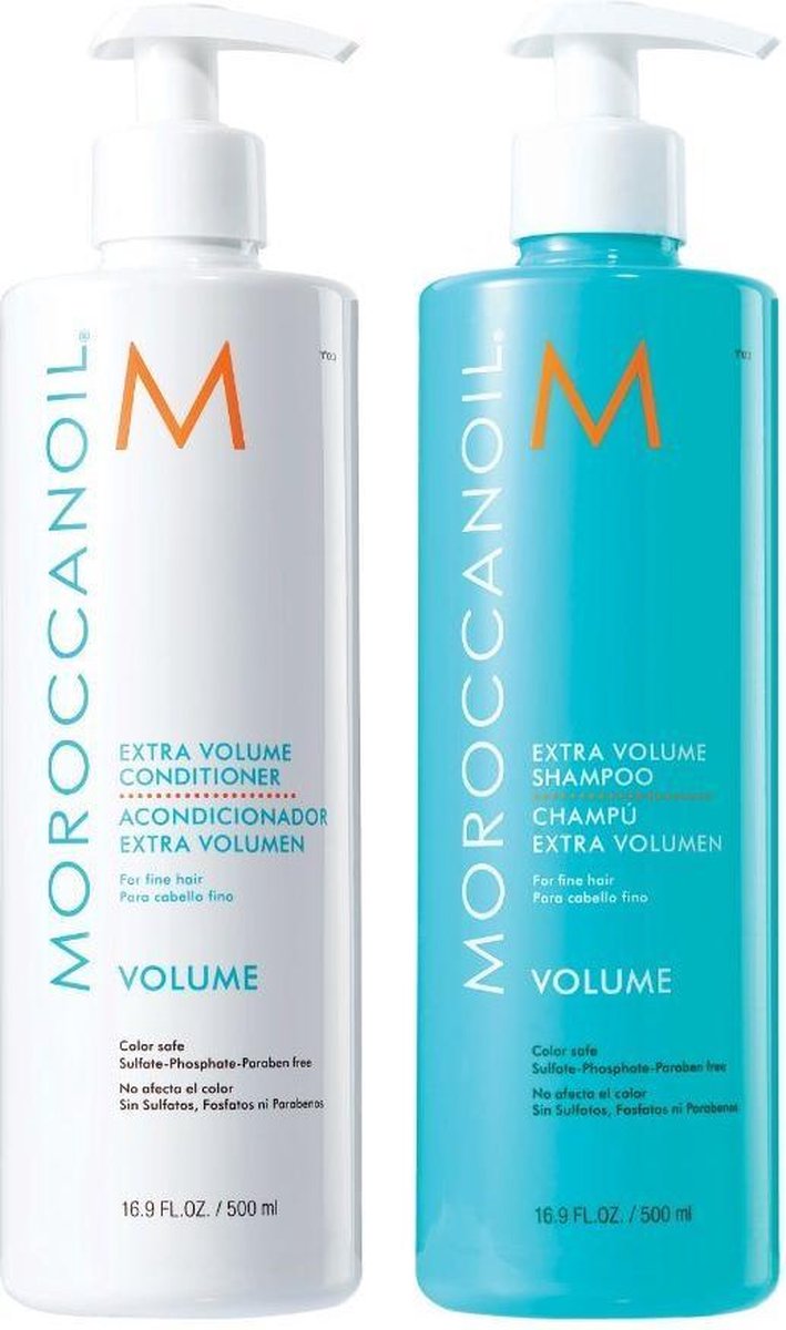 Moroccanoil - Extra Volume Shampoo & Conditioner (2x 500 ml.)