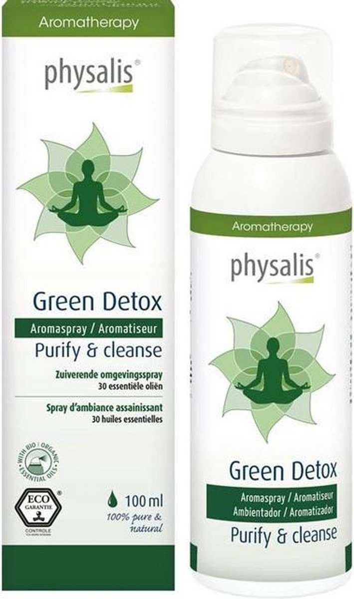 Physalis Aromatherapy Aromasprays Green Detox Spray 100ml