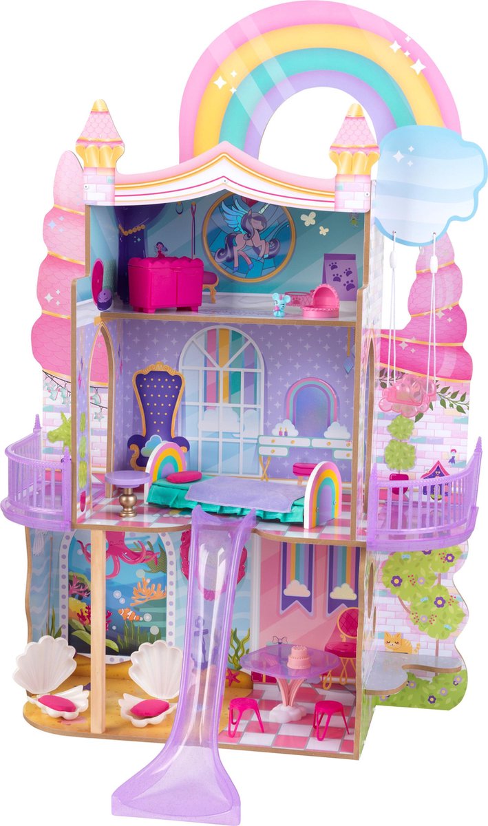 KidKraft Rainbow Dreamers Poppenhuis