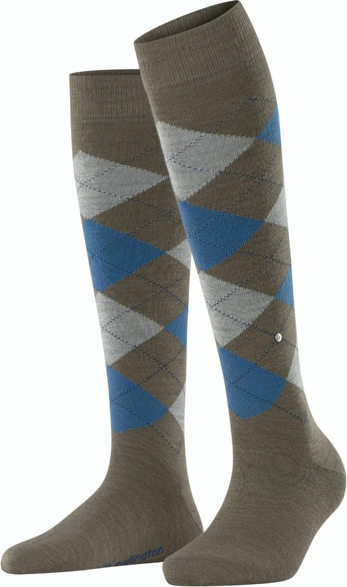 Burlington Marylebone Kniekous Dames 22382 - Meerkleurig 5816 umber Dames - 36-41