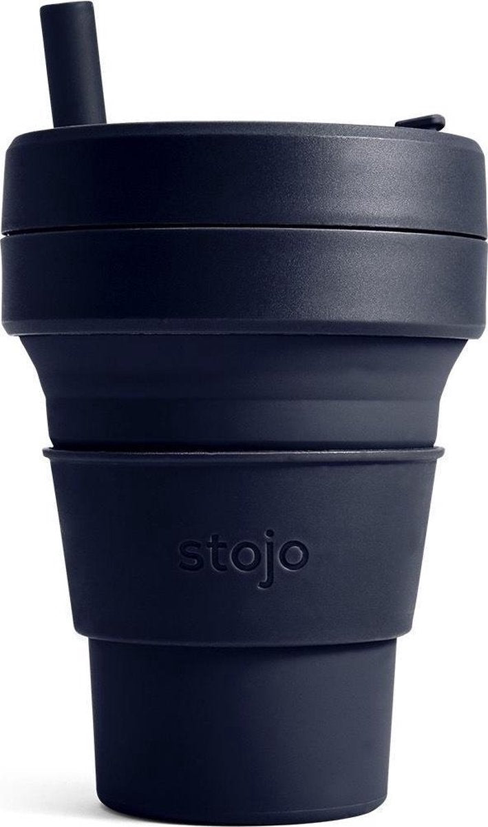 Stojo Biggie Cup Brooklyn - Uitgebreide Verpakking - 470 ml