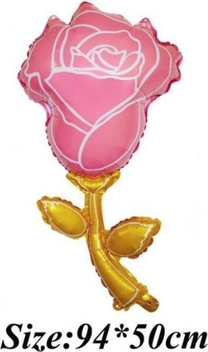Folieballon set van 3 Rozen