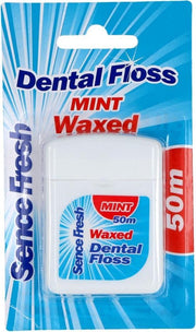 Sencefresh Dental Floss Mint Waxed 50 mtr.