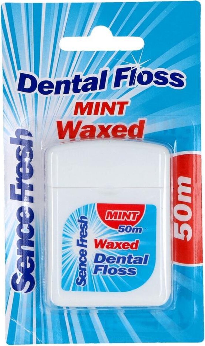 Sencefresh Dental Floss Mint Waxed 50 mtr.