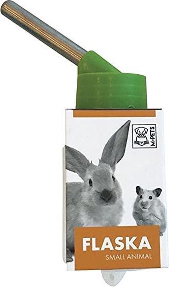 M-pets Kooifles Flaska Knaagdier 50 Ml Rvs Groen