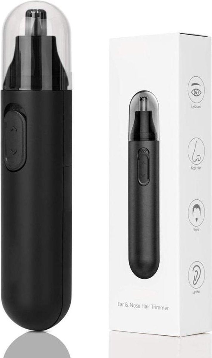CoolHome NT2103 - Neushaar en oorhaar trimmer - Neushaar trimmer voor mannen - Neushaartrimmers zwart