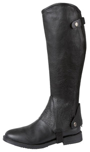 Covalliero Minichaps Elasto - Leder - Zwart - L