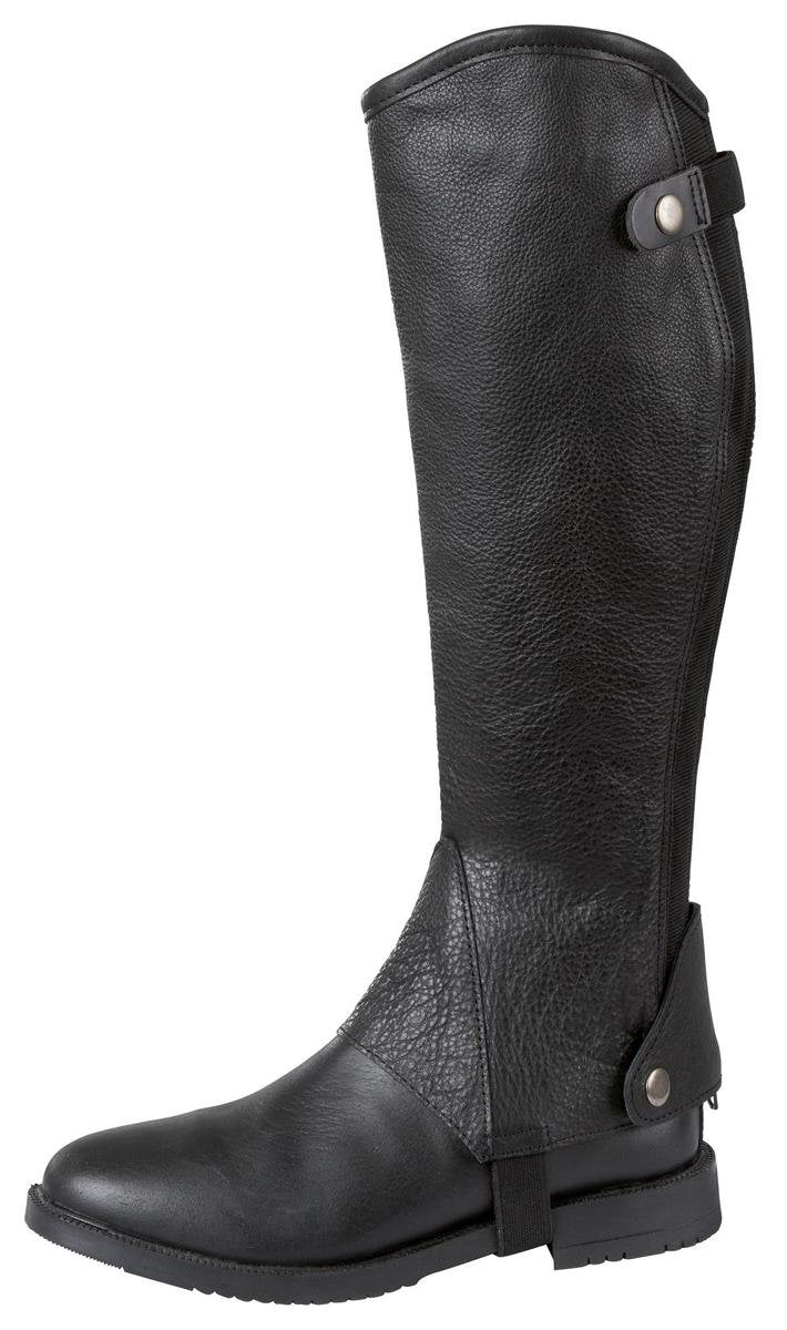 Covalliero Minichaps Elasto - Leder - Zwart - L