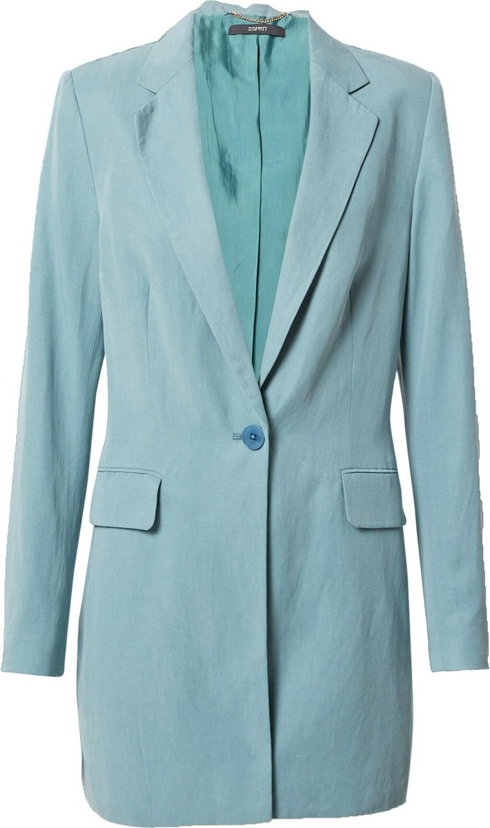 Esprit Collection blazers Cyaan Blauw-38