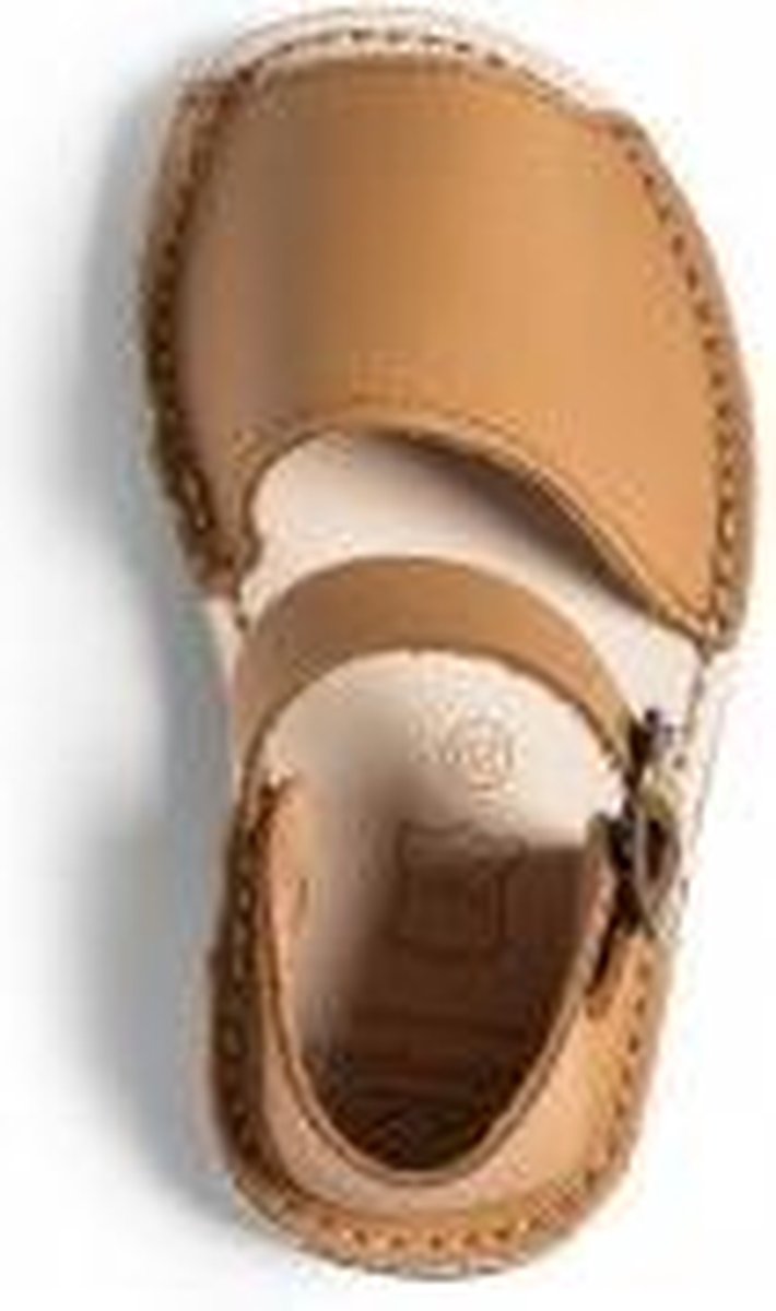 Menorquina-spaanse sandalen-avarca-kinder-cognac-hielbandje-maat 19