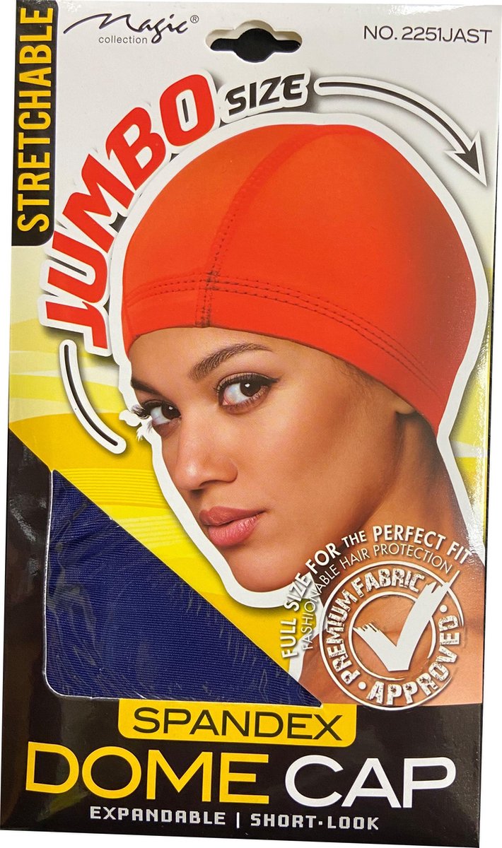 Magic Jumbo Size Spande Stretchable Dome Cap2251JAST