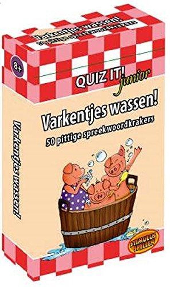QUIZ IT junior - Varkentjes Wassen