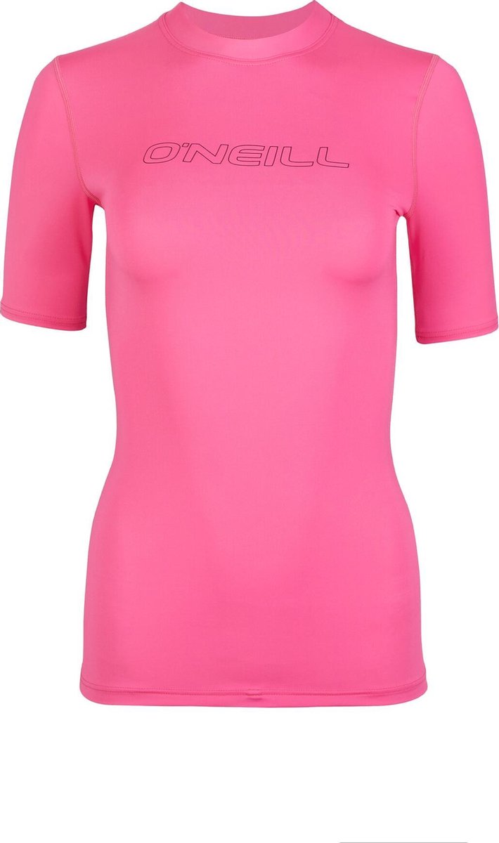 O'Neill - UV Zwemshirt voor dames - Bidart - Knalroze - maat XL