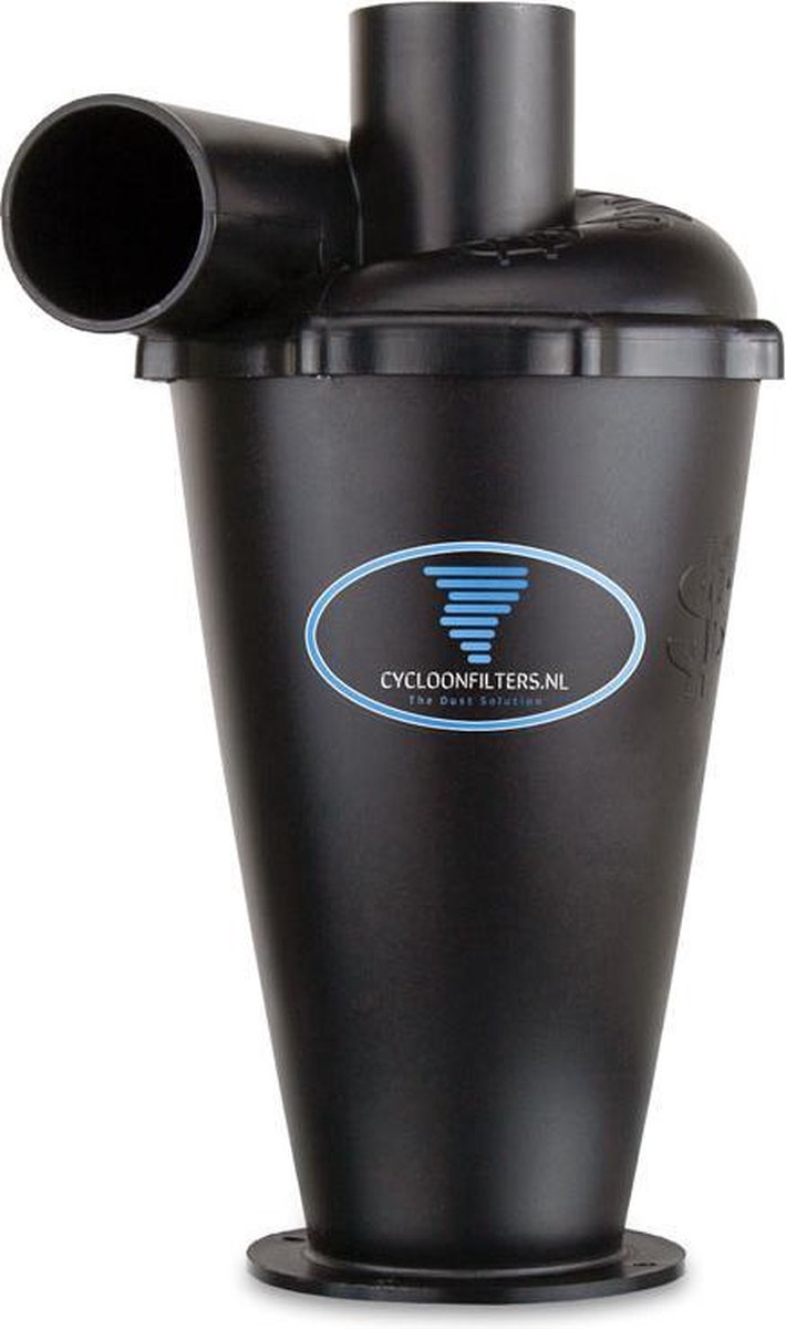 Cycloonfilter model 3 (zwart) - Dust Collector - Voorafscheider