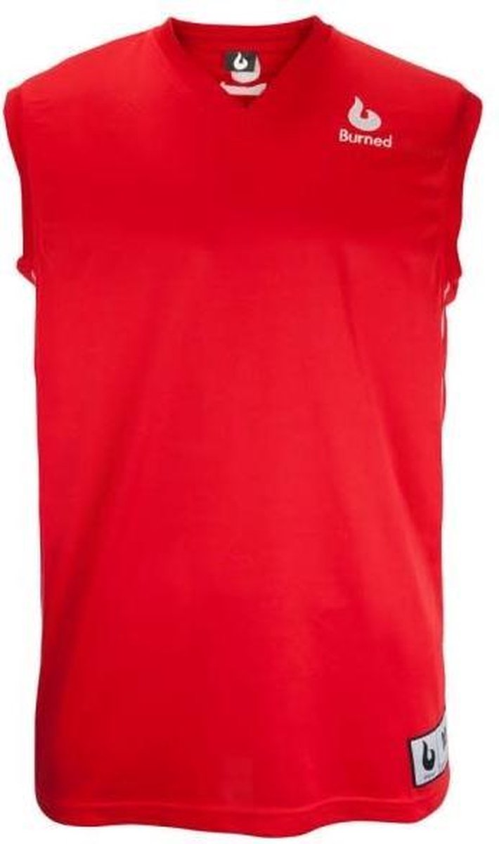 Burned Enkelzijdig Jersey Rood 3XL