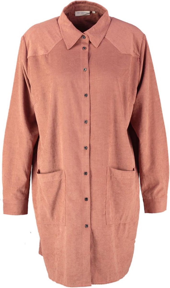 Only zacht roze super oversized lange blouse- valt zeer ruim - Maat 42