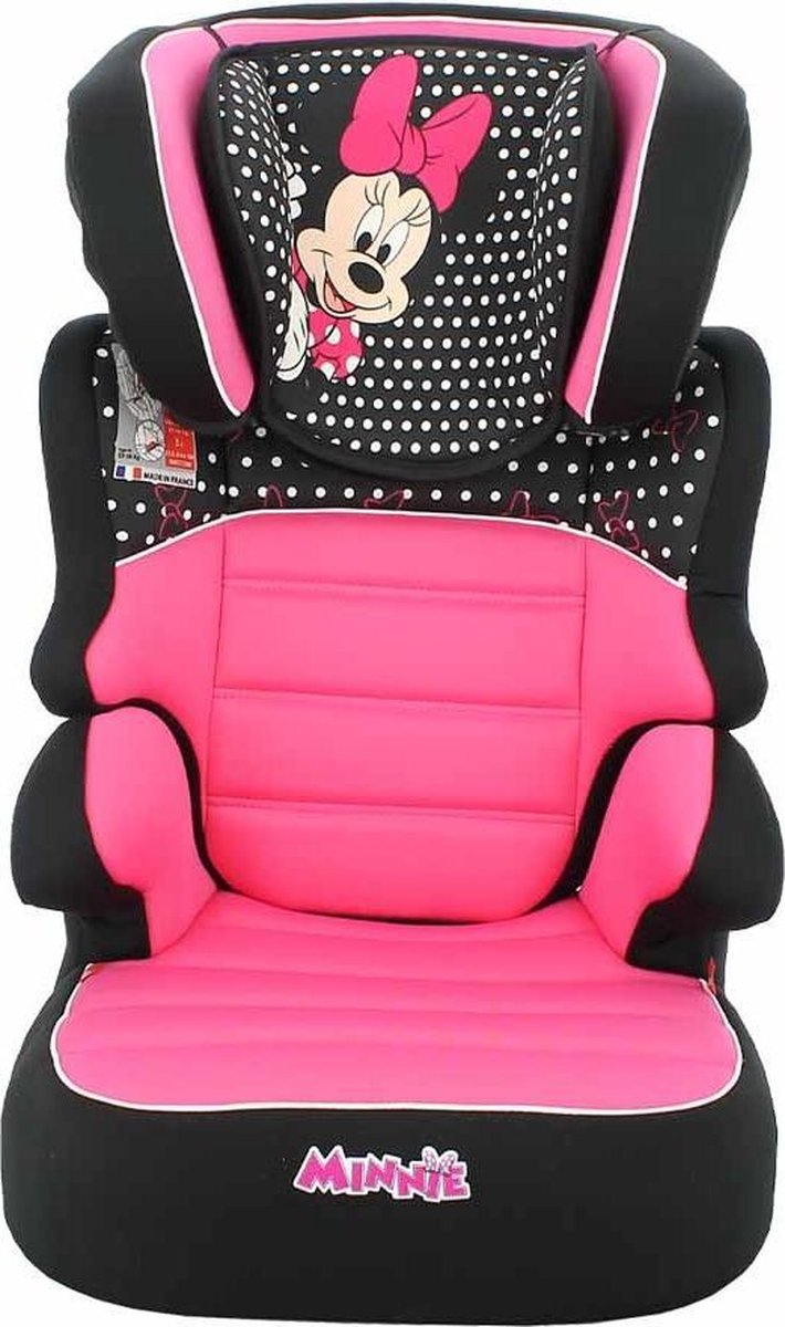Disney Befix Luxe Minnie Mouse Kinderautostoel - Groep 2/3 - van 15 tot 36 kg - ANWB goed getest