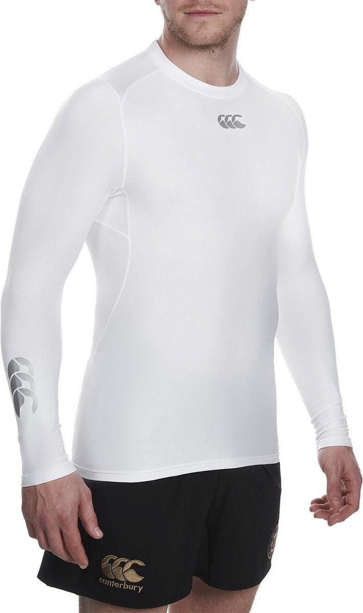 Canterbury Thermoreg LS Top - Thermoshirt  - wit - XL