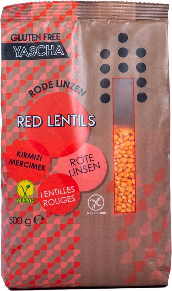 Glutenvrij - Rode linzen
