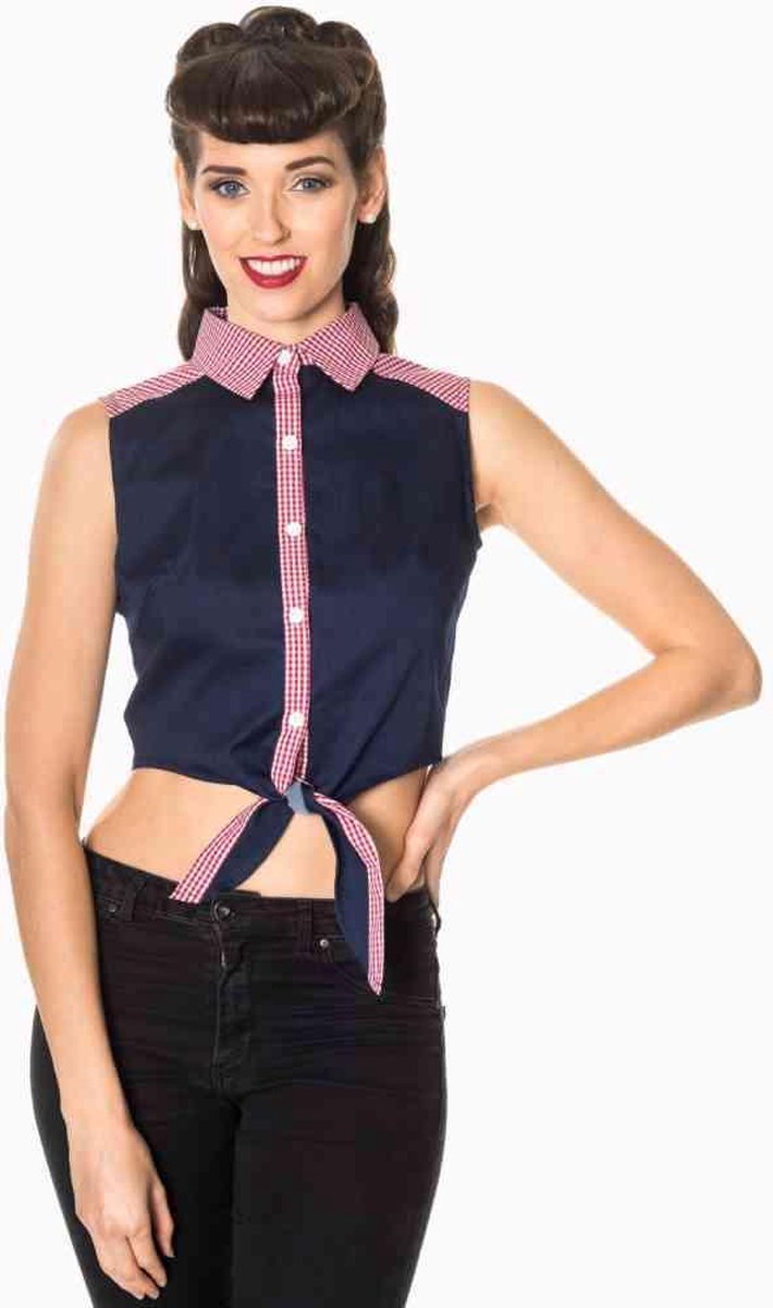 Dancing Days Blouse -4XL- J'ADORE Blauw
