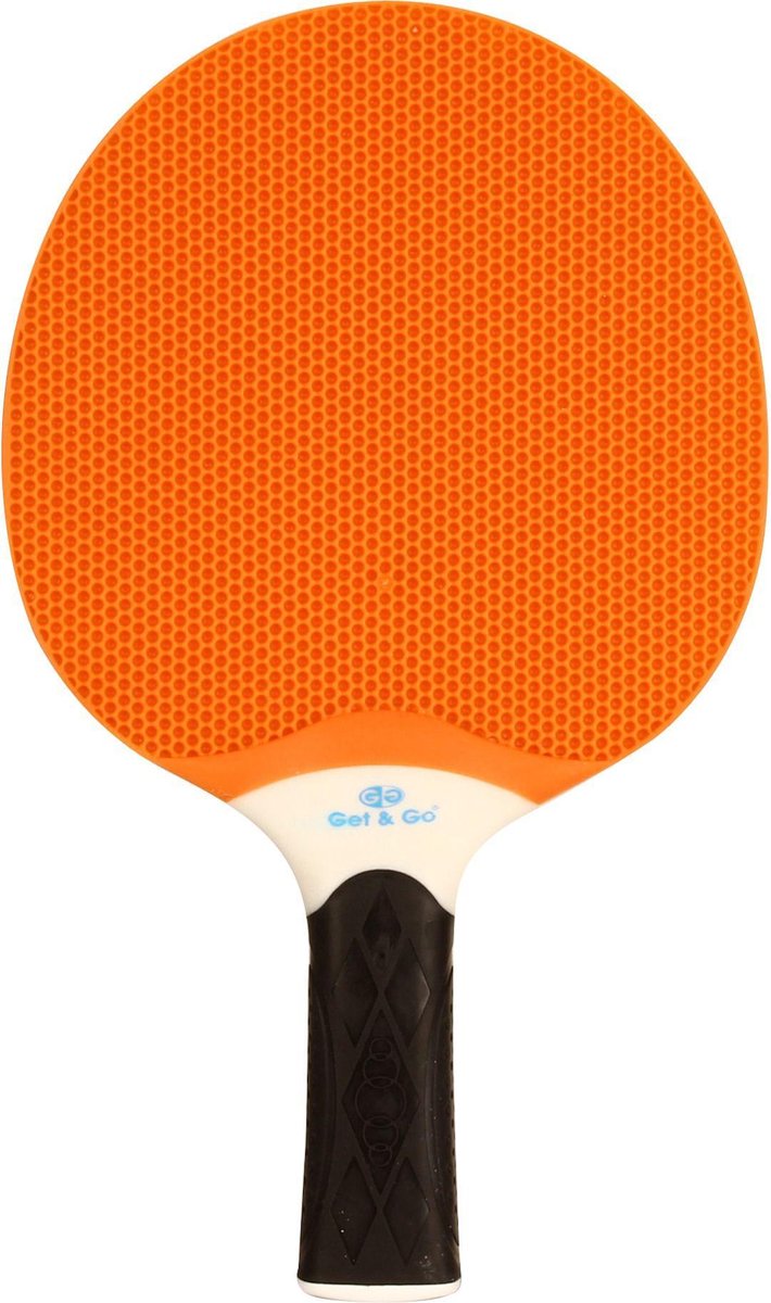 Get & Go Outdoor Tafeltennisbat - Blauw/Oranje/Lichtgrijs