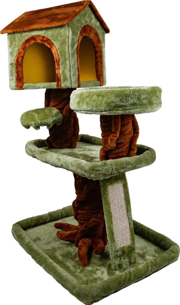 Nobleza 40NET - Krabpaal - Groen - L74 x W52 x H104 cm