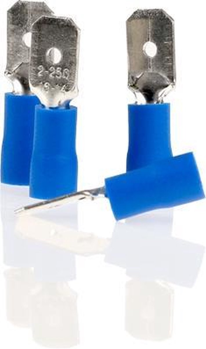 Alca Kabelschoentjes - Blauw - Vlaksteker 6