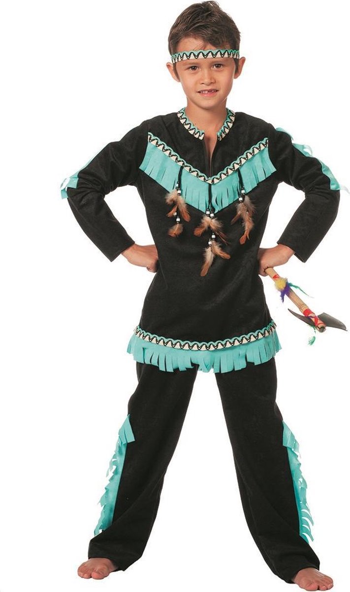 Carnavalskleding Indiaan jongen Wishbone Maat 140