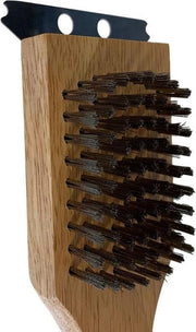 Orange85 Barbecue Borstel - met Schraper - Hout - Grillborstel - Barbecue accesoires