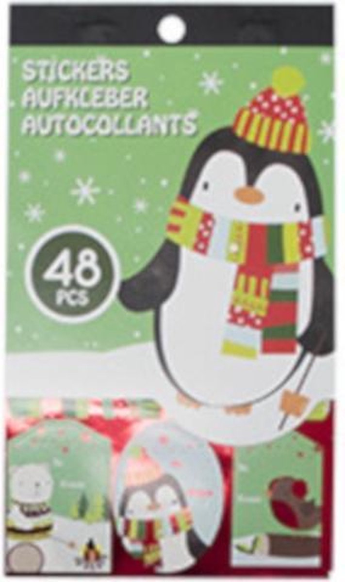 Verhaak Stickerblok Pinguin Junior A5 Papier 48-delig