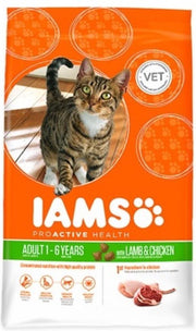 3x Iams Kat Adult Lam 3 kg